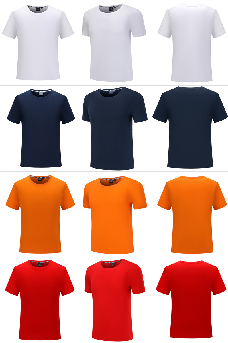 T恤衫洗水棉圓領(lǐng)班服定制文化廣告衫短袖同學(xué)聚會(huì)207